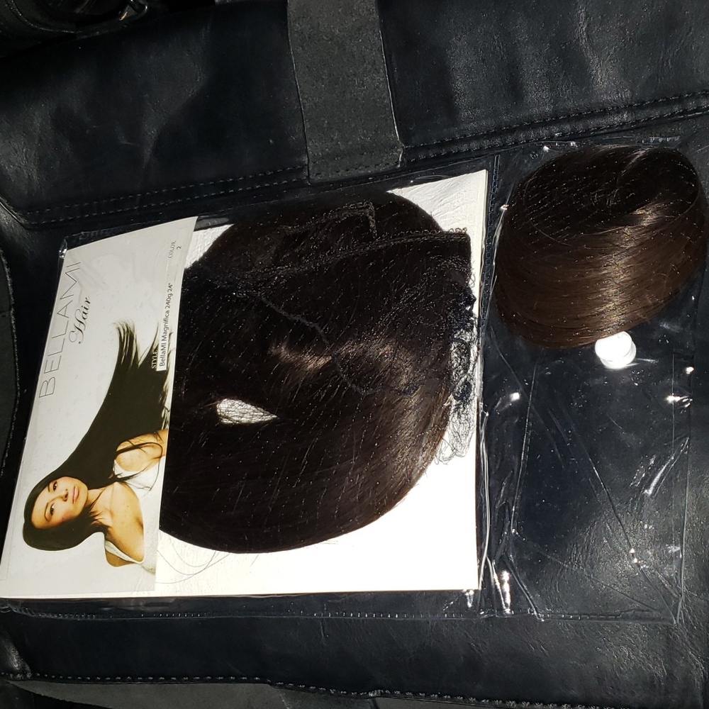 BELLAMI MAGNIFICA DARK BROWN 24" CLIP IN HAIR EXTENSIONS